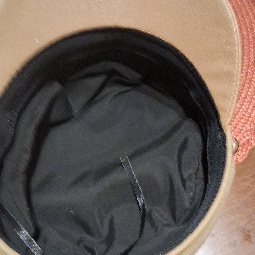 Tan Chain-Embellished Cap - Picture 5 of 5
